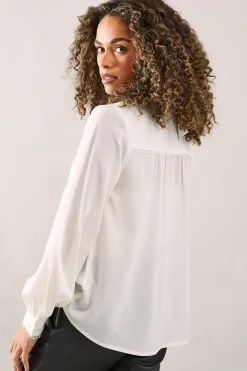 Occasion Tie Neck Blouse
