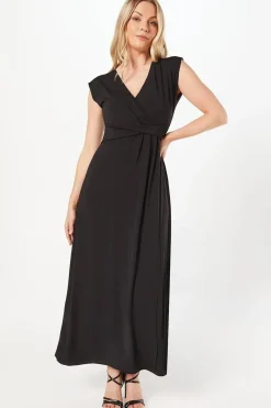 Occasion Wrap Jersey Maxi Dress