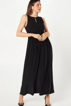Occasion Wrap Waist Sleeveless Maxi Dress