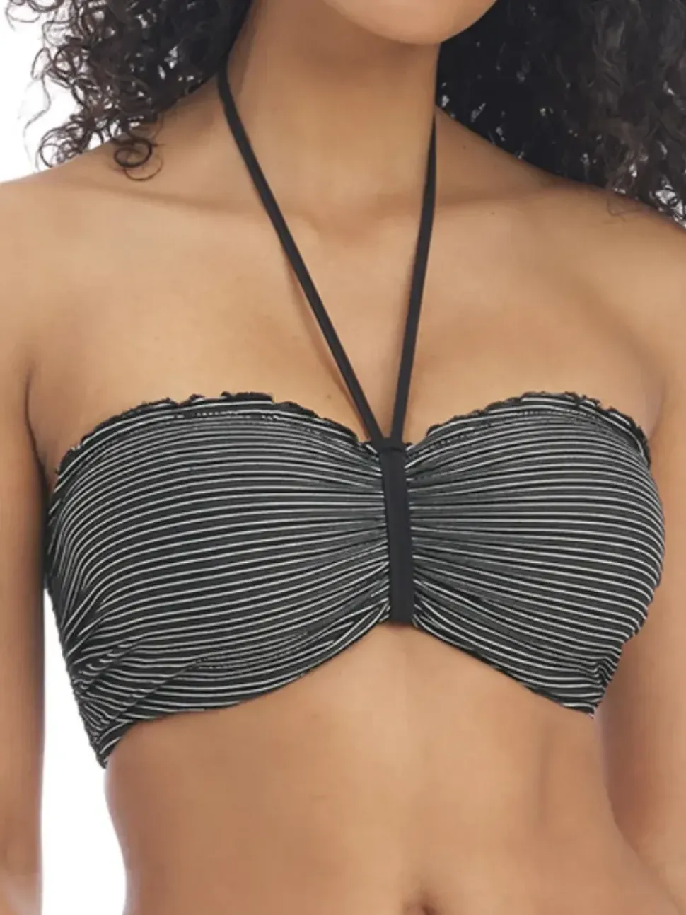 Ocean Calling Bandeau Bikini Top Midnight