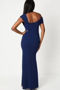 One Shoulder Bardot Gown