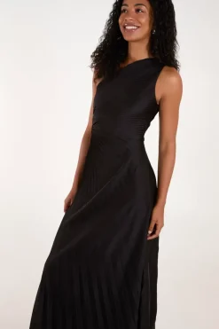 One Shoulder Pleated Dress