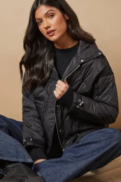 Onion Quilted Popper Jacket