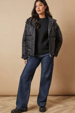 Onion Quilted Popper Jacket