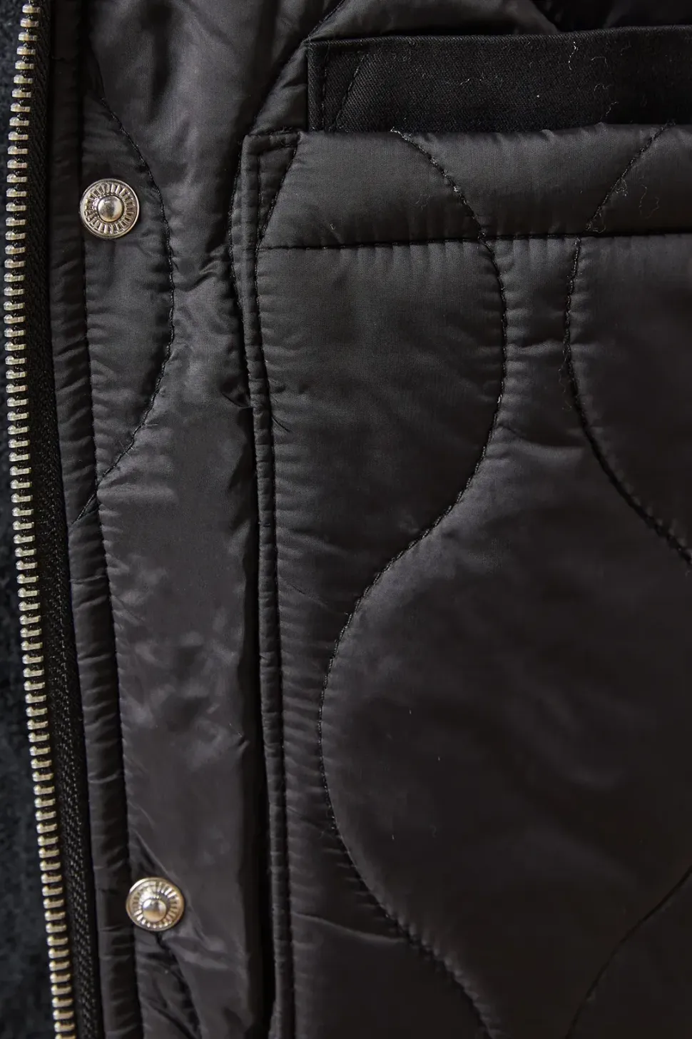 Onion Quilted Popper Jacket