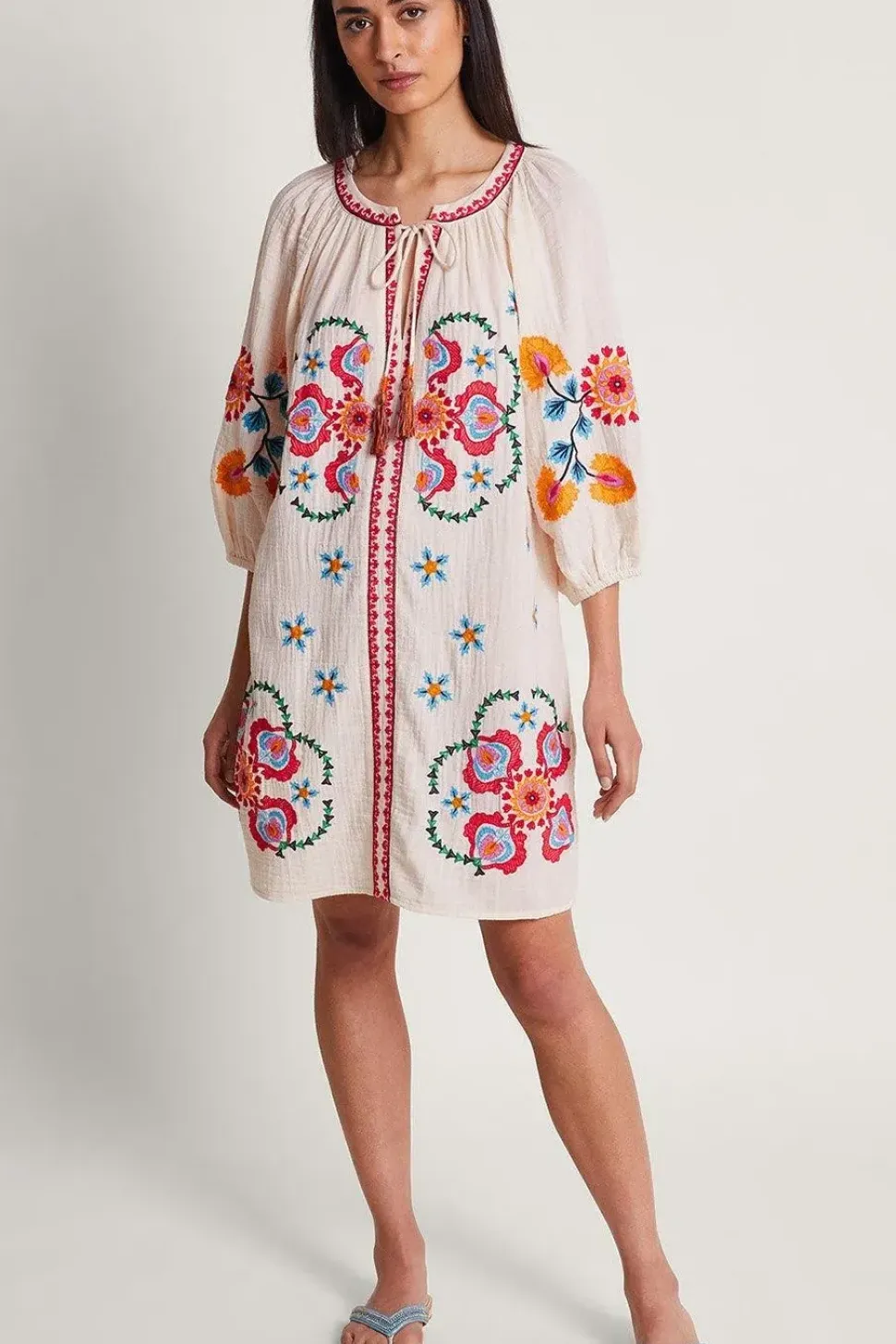 Opal Embroidered Kaftan