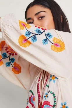 Opal Embroidered Kaftan