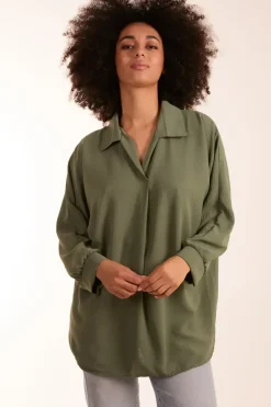 Open Collar Blouse