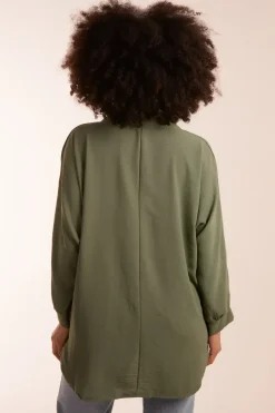 Open Collar Blouse