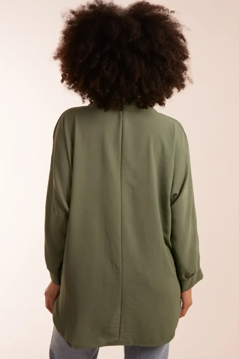 Open Collar Blouse