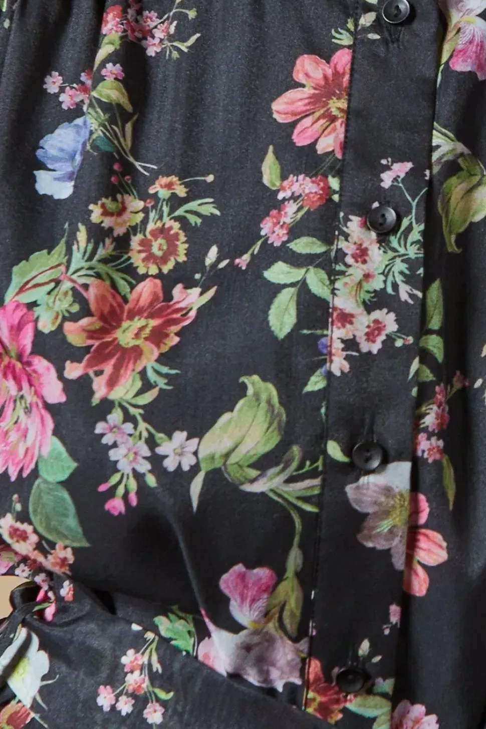 Organza Midi Shirt Dress