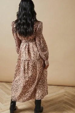 Organza Midi Shirt Dress