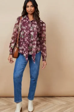 Organza Pussybow Blouse