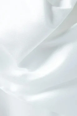 Origami Bow Front Twill Wedding Dress