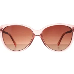 Oval Transparent Pink Brown Genna