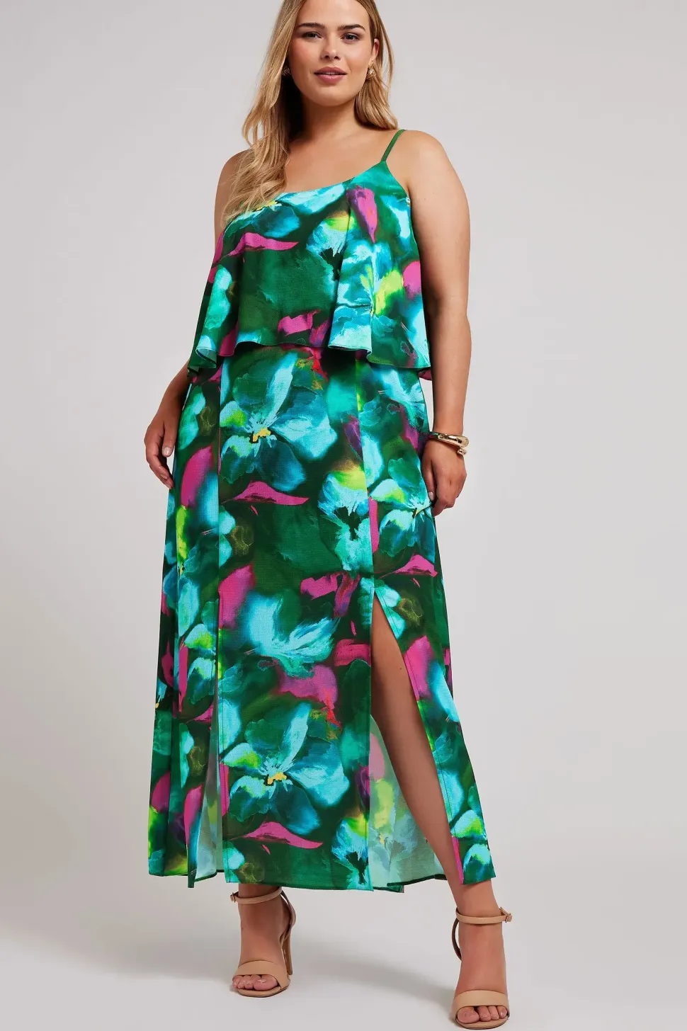 Overlay Maxi Dress