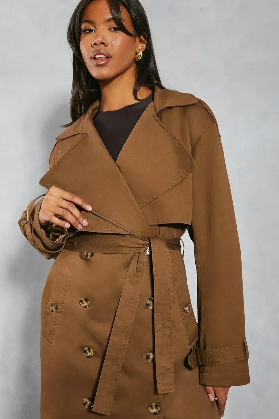 Oversized Belted Trench Coat