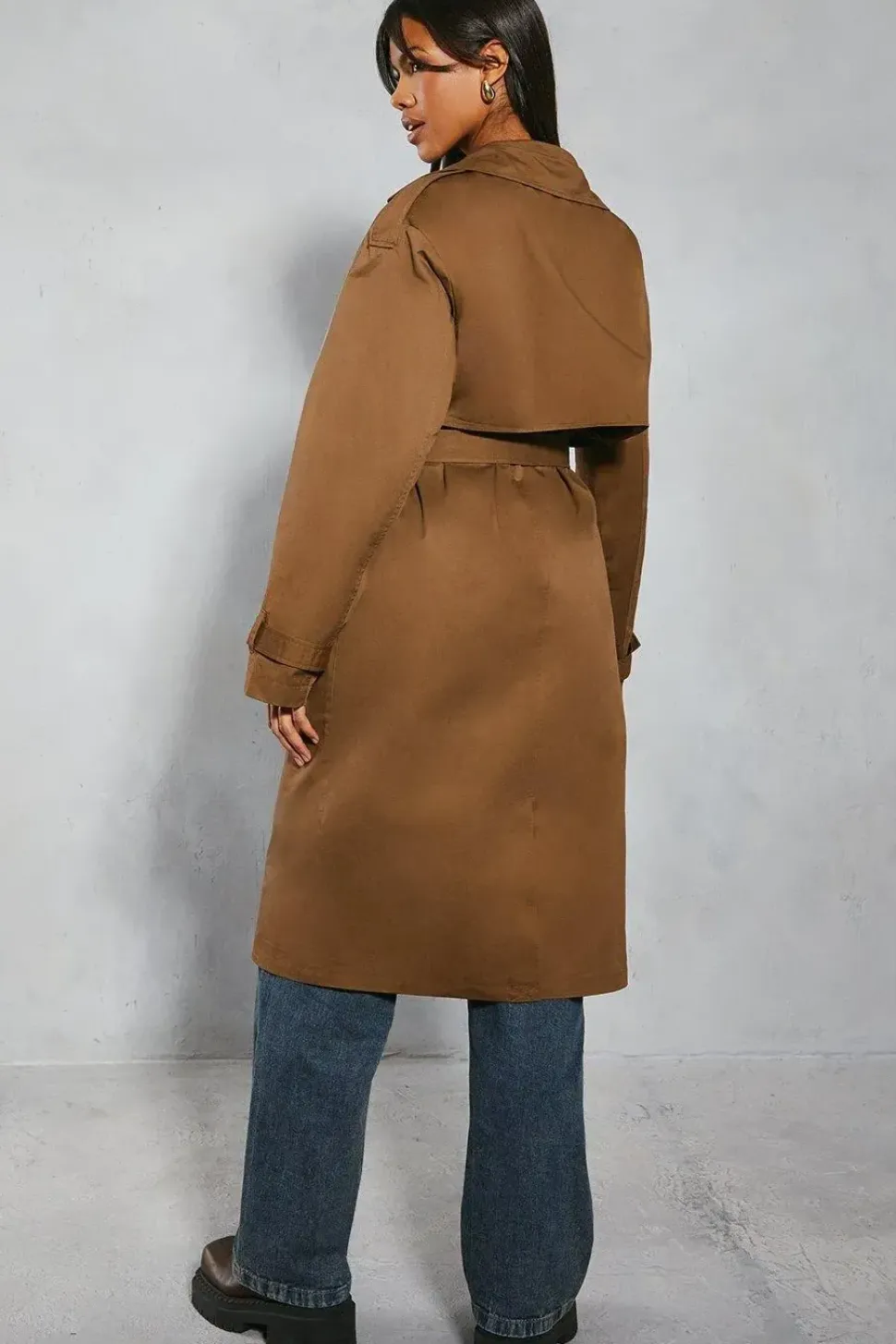 Oversized Belted Trench Coat