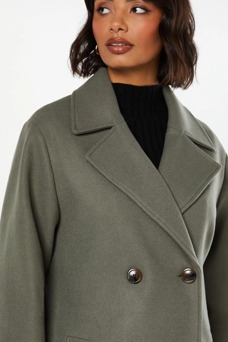 Oversized Double Breasted Coat