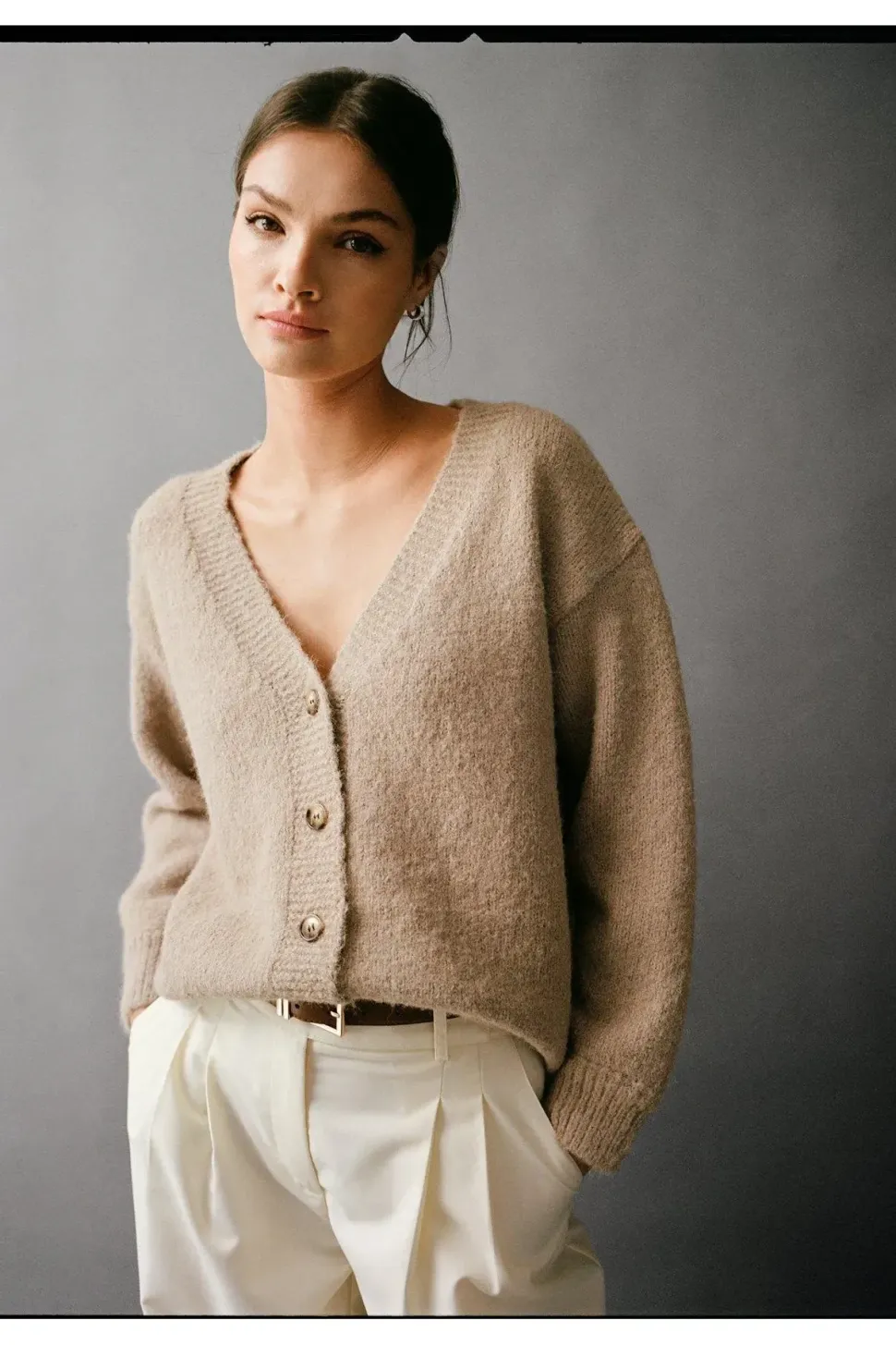 Oversized Knitted Cardigan