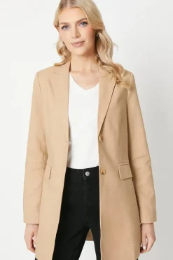 Oversized Linen Blazer