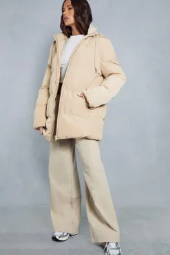 Oversized Midi Puffer Jacket