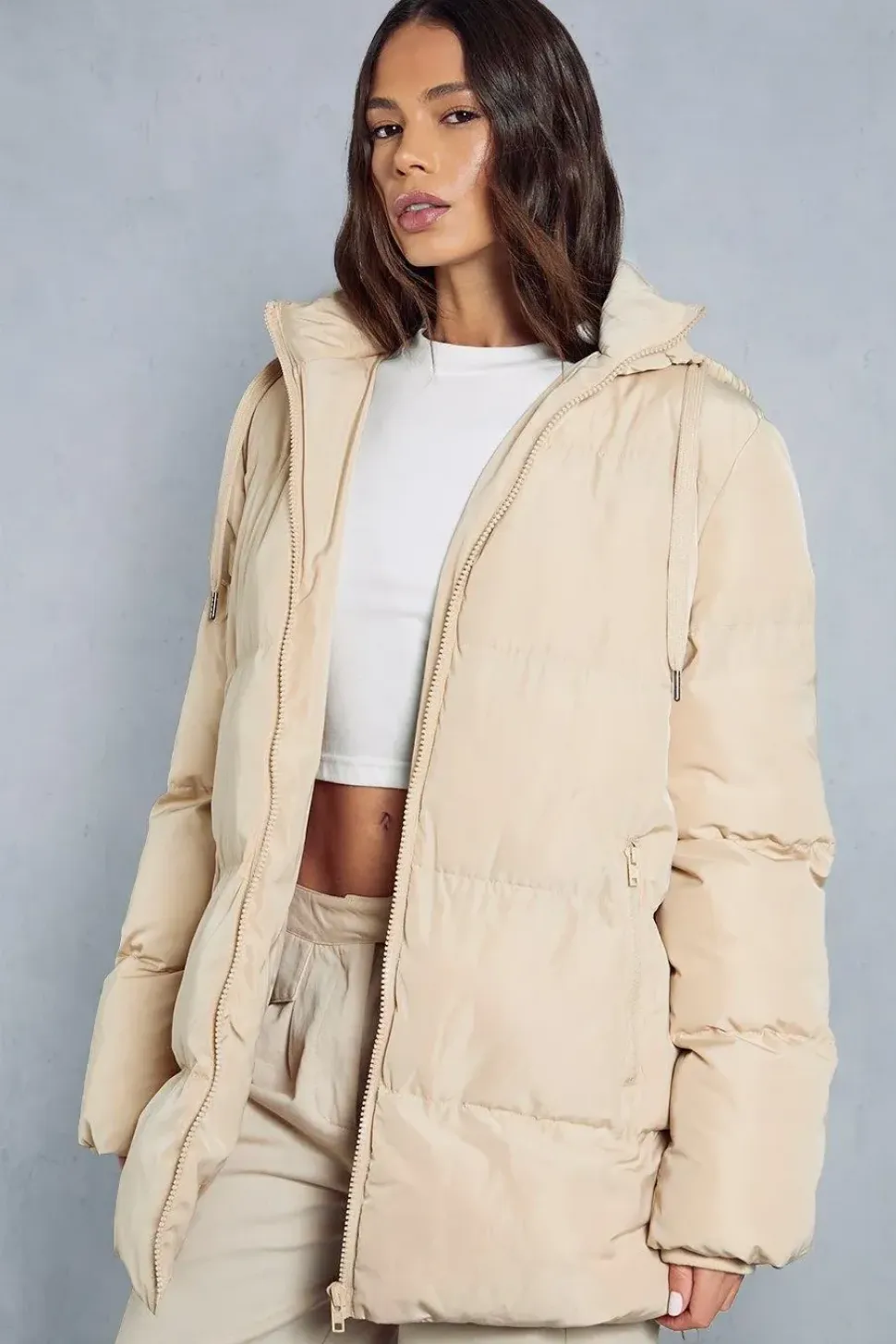 Oversized Midi Puffer Jacket