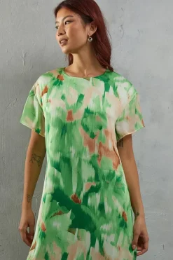 Oversized Midi T-shirt Dress