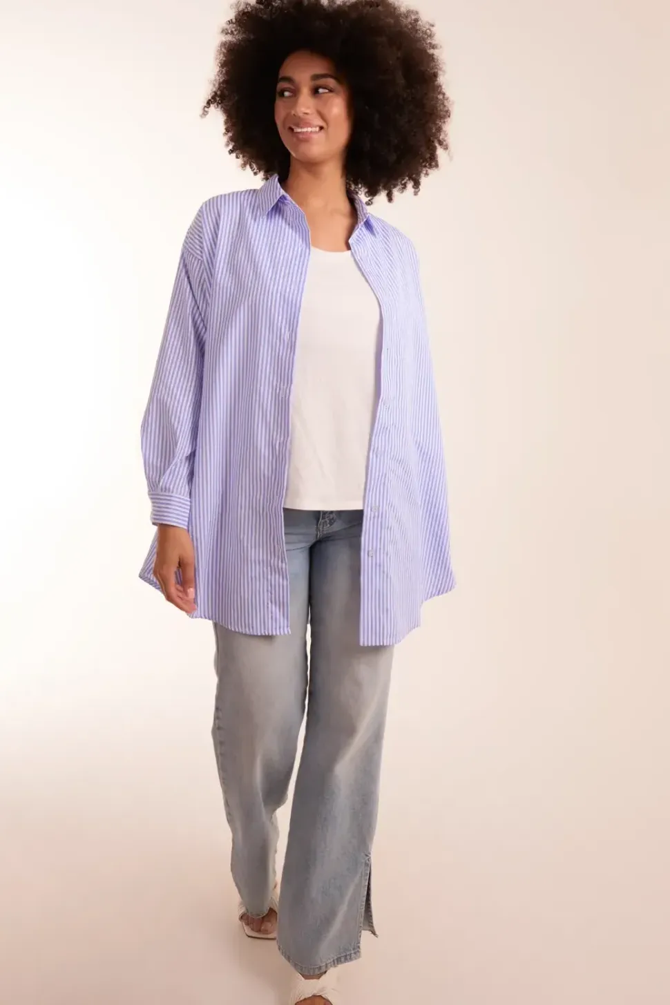 Oversized Stripe Shirt