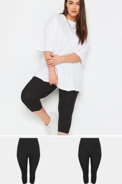 2 Pack Cropped Length Leggings