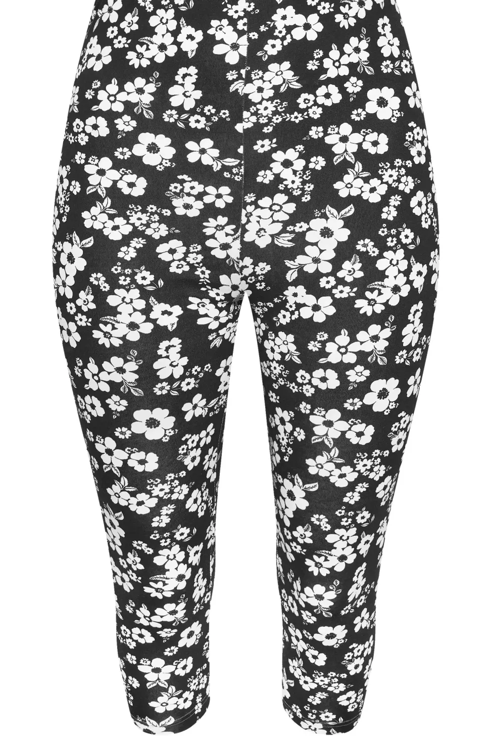 2 Pack Floral Print Cropped Leggings