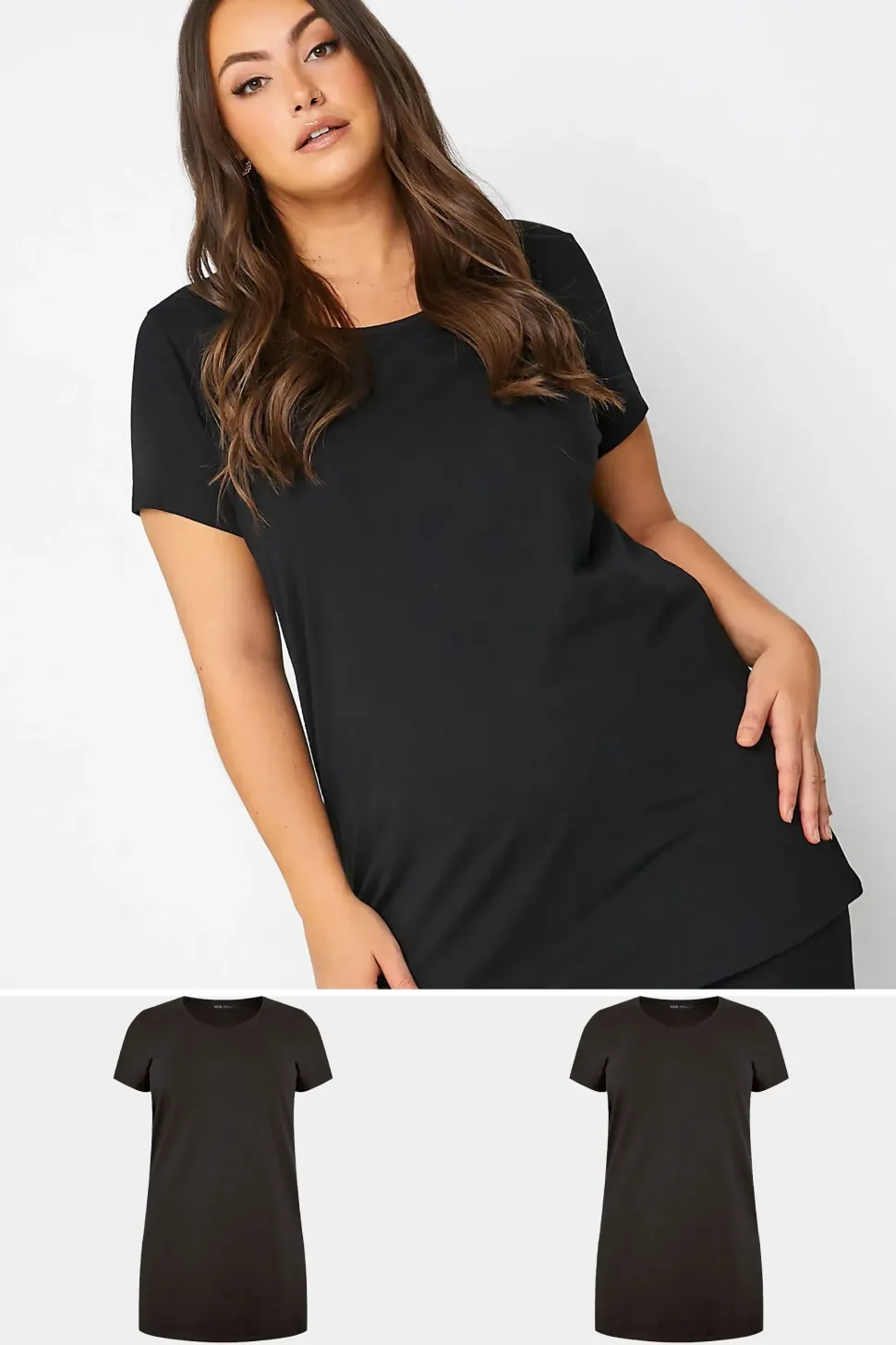 2 Pack Longline T-Shirts