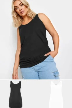 2 Pack Longline Vest Tops