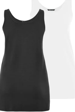 2 Pack Longline Vest Tops