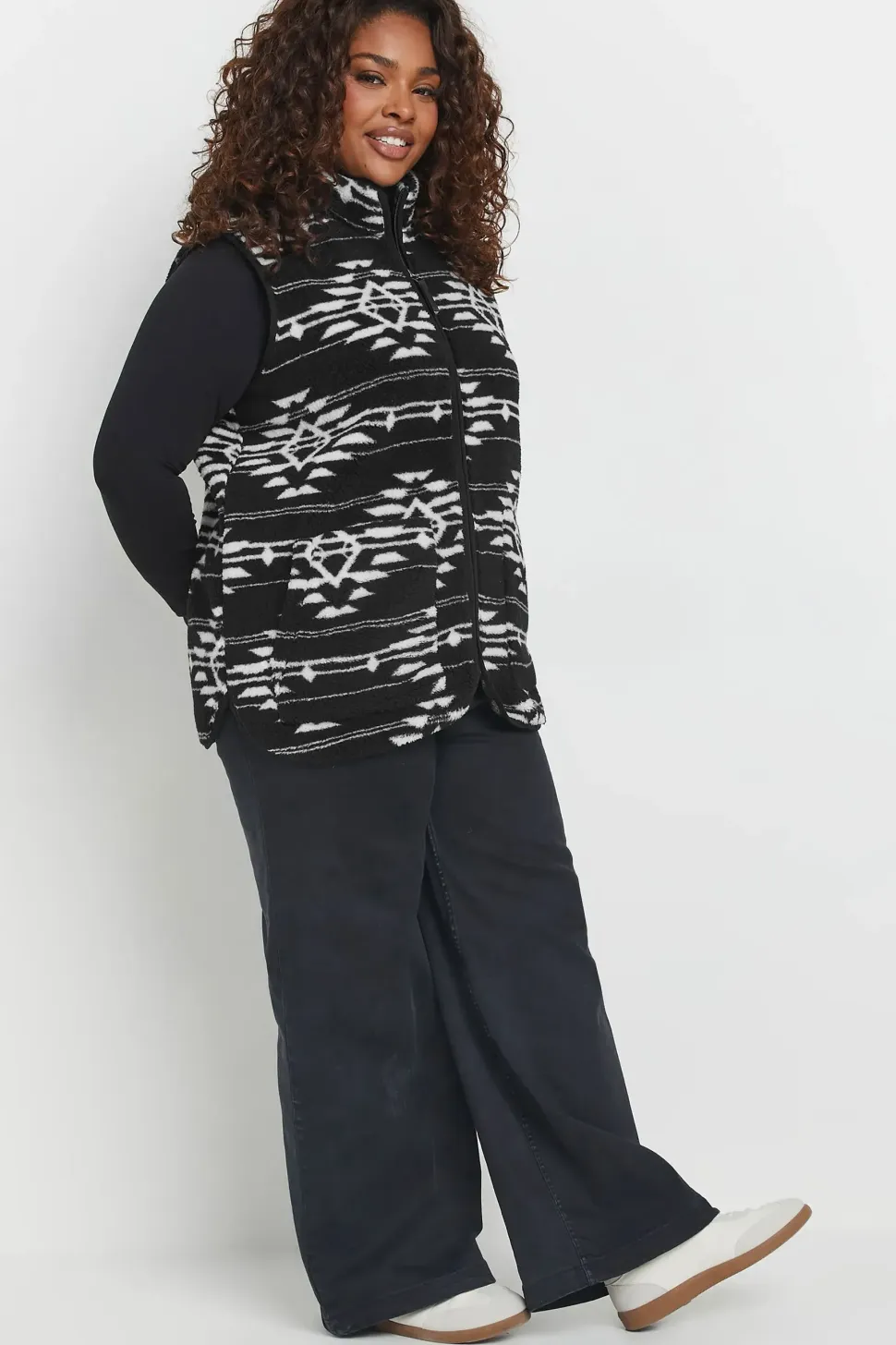 2 Pack Printed Teddy Borg Gilets