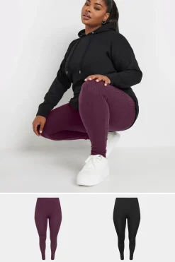 2 Pack Ribbed Leggings