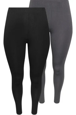 2 Pack Ribbed Leggings