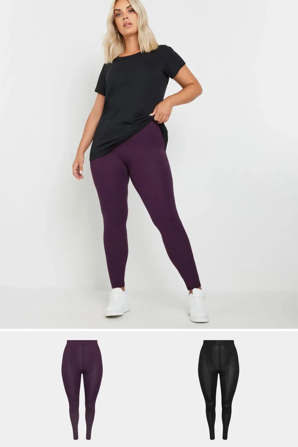 2 Pack Soft Touch Stretch Leggings