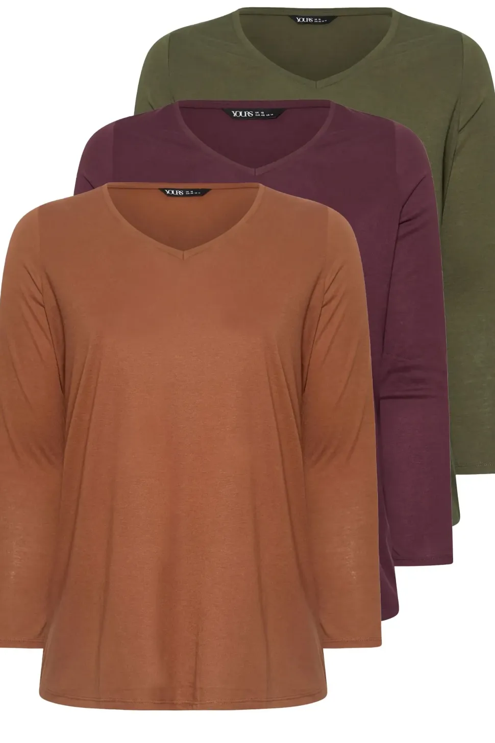 3 PACK V-Neck T-Shirts