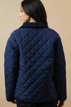 Padded Cord Collar Jacket