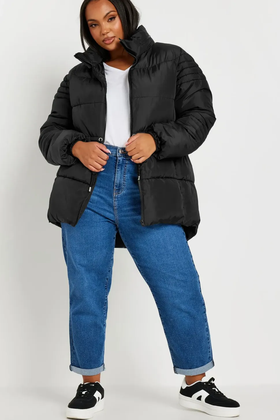 Padded Drawstring Coat