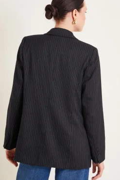 Paige Pinstripe Blazer