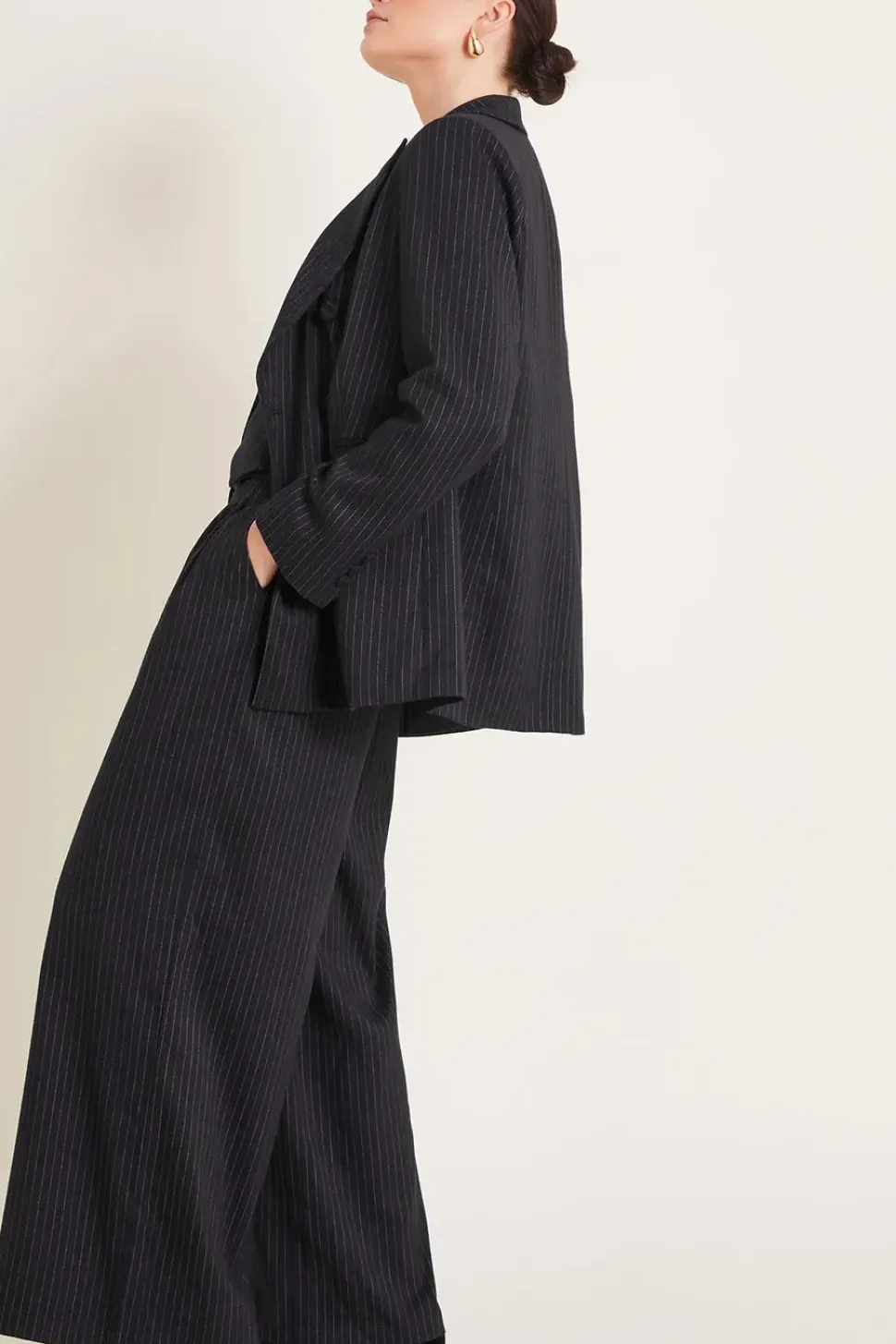 Paige Pinstripe Blazer