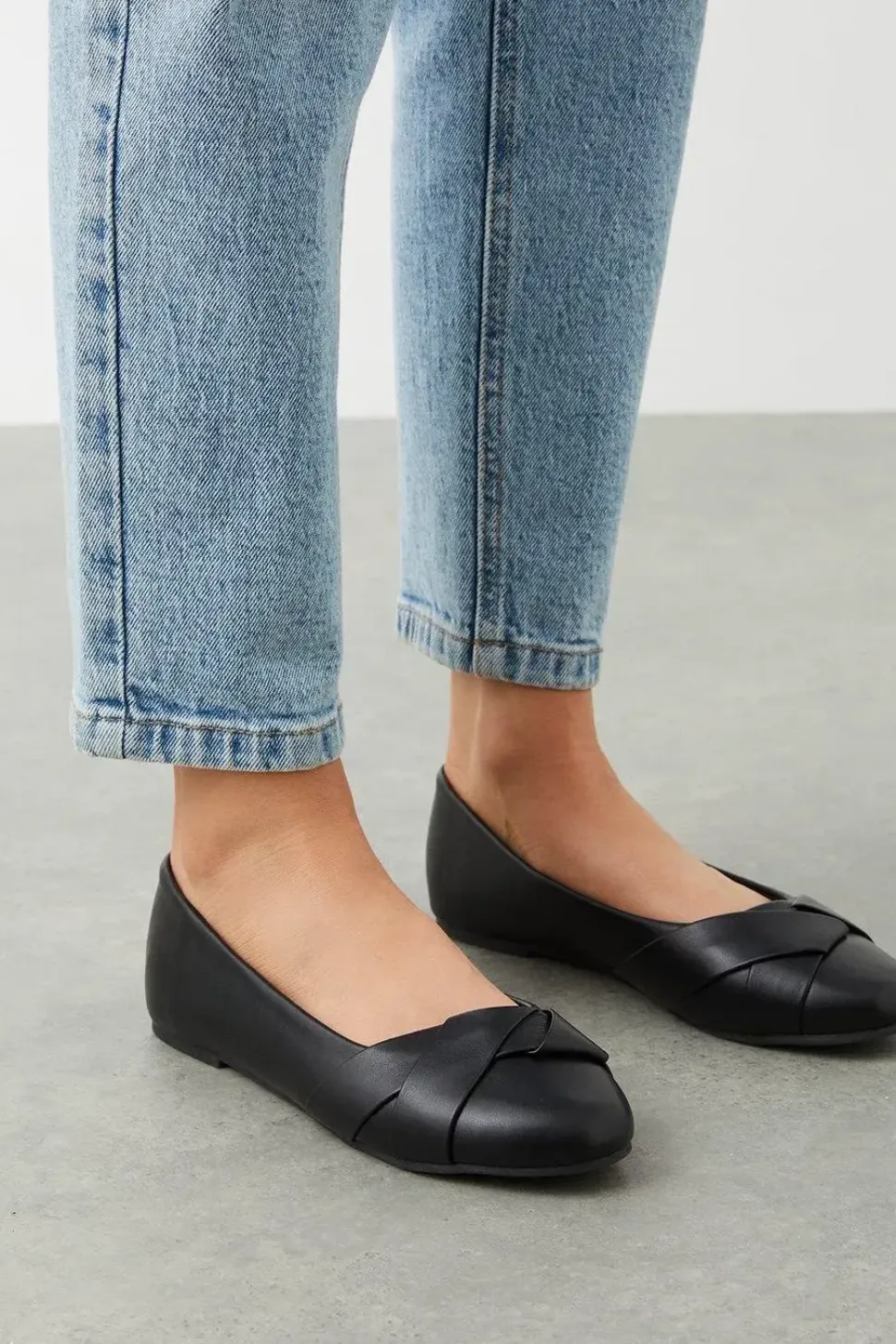 Paige Wrap Detail Ballet Flats