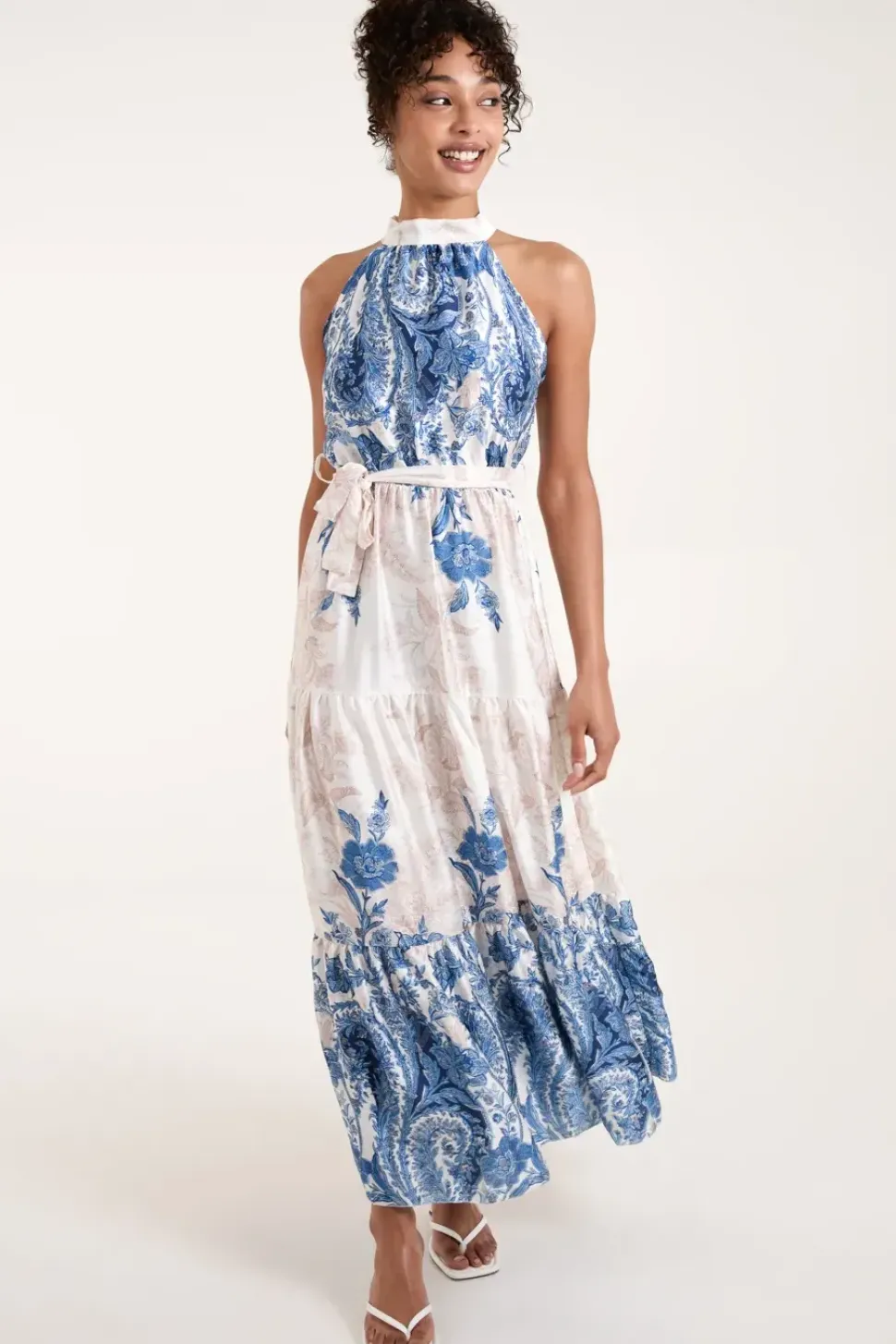 Paisley Floral Occasion Dress