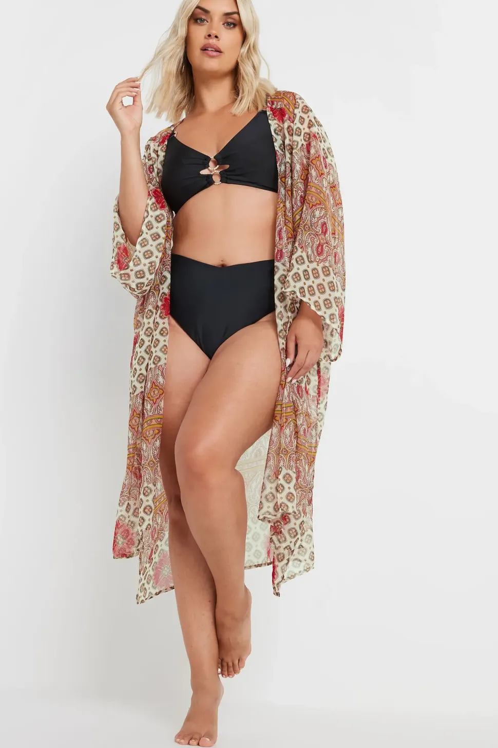Paisley Print Beach Shirt