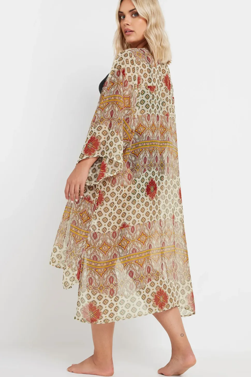 Paisley Print Beach Shirt
