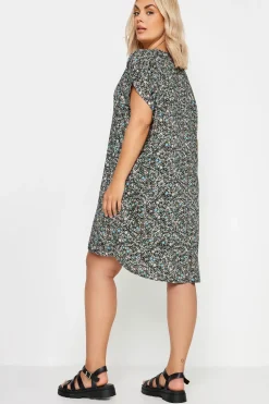 Paisley Print Shift Dress