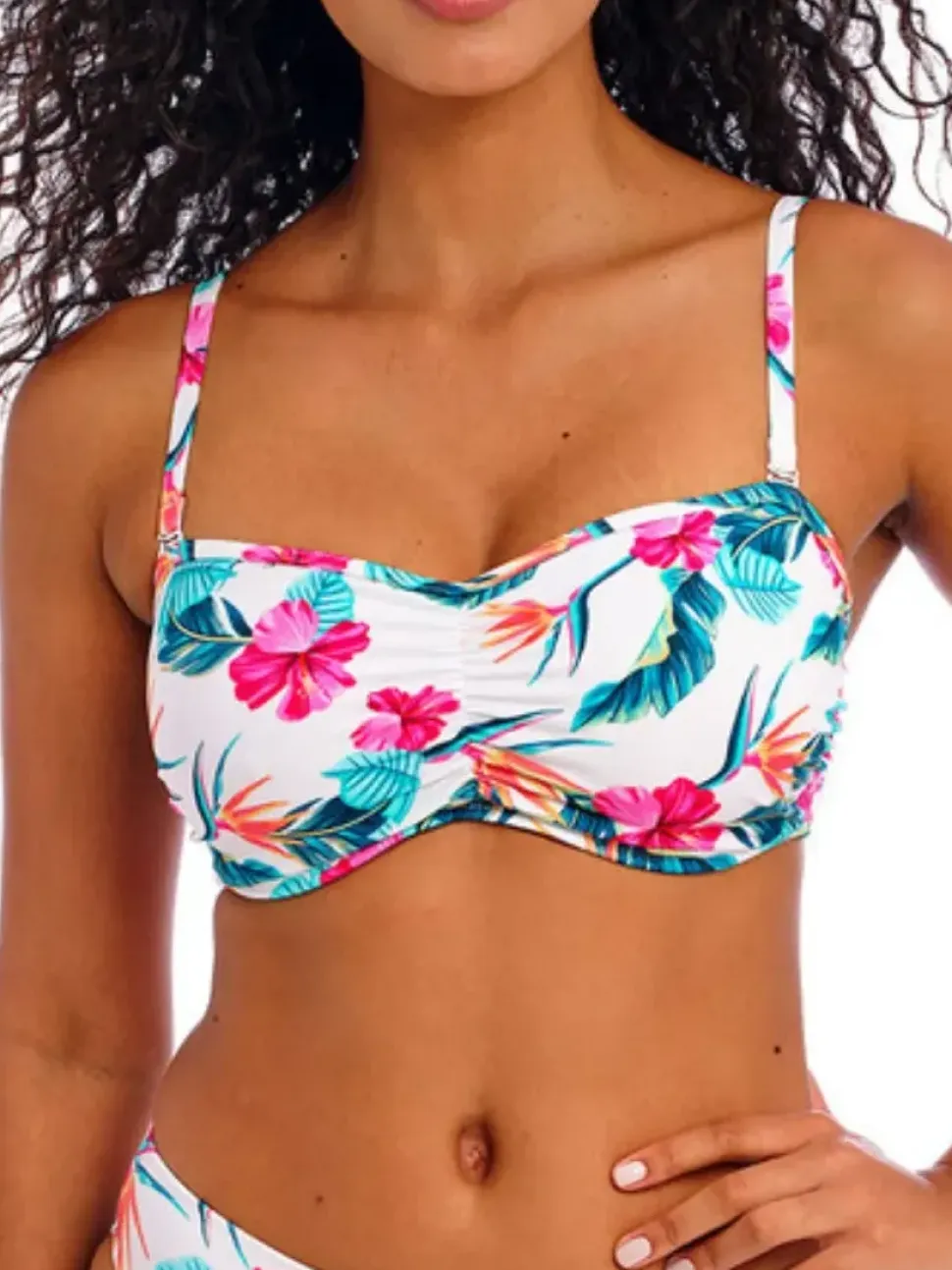 Palm Paradise Bandeau Bikini Top