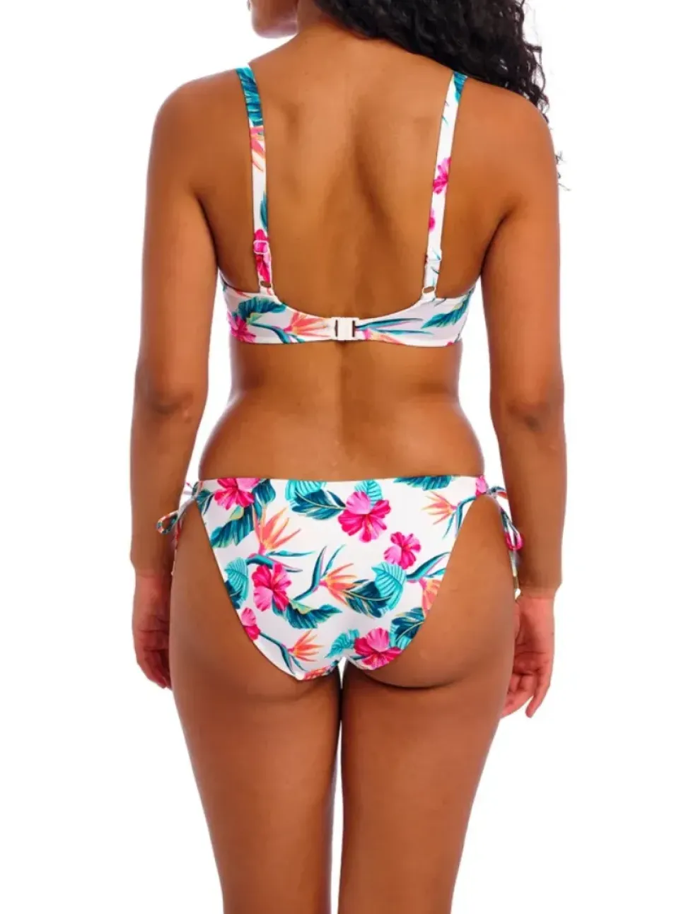 Palm Paradise Low Plunge Bikini Top
